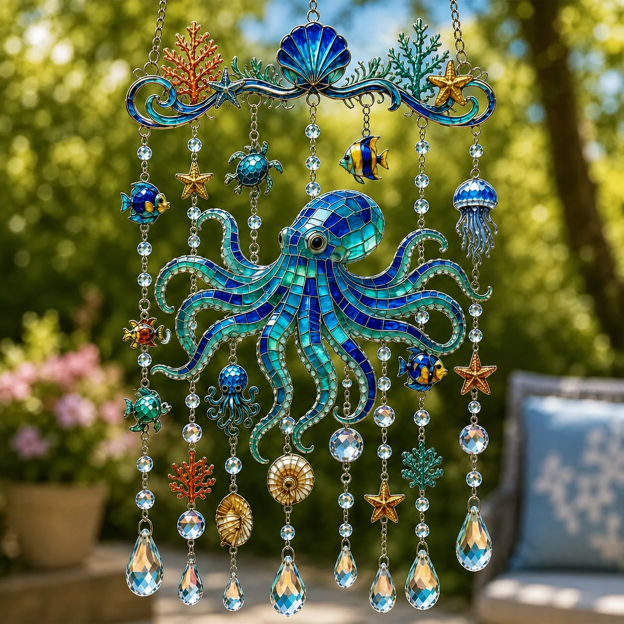 Sparkling Ocean Escape Suncatchers for Your Garden 🌊