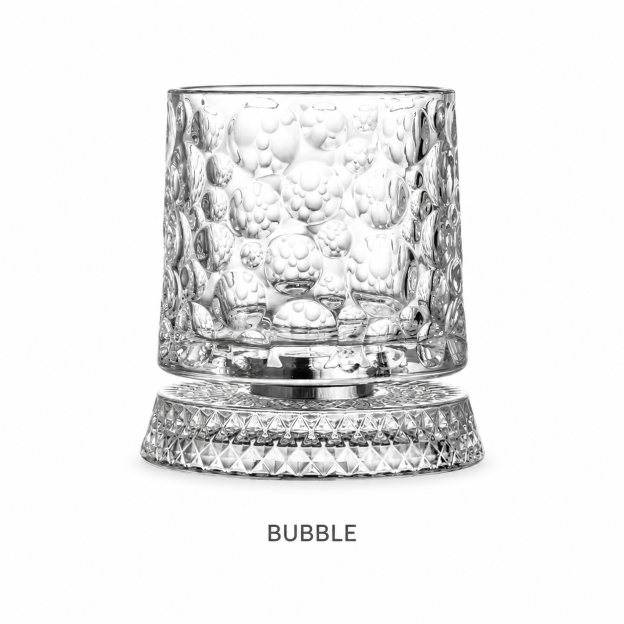 Spinning Crystal Glass