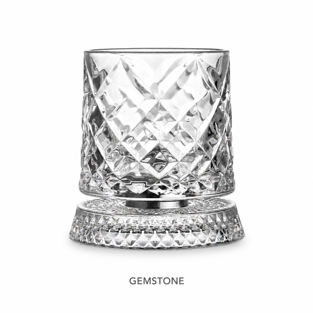 Spinning Crystal Glass