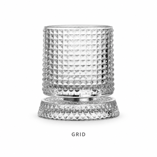 Spinning Crystal Glass