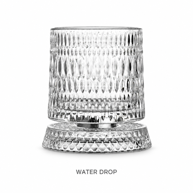 Spinning Crystal Glass