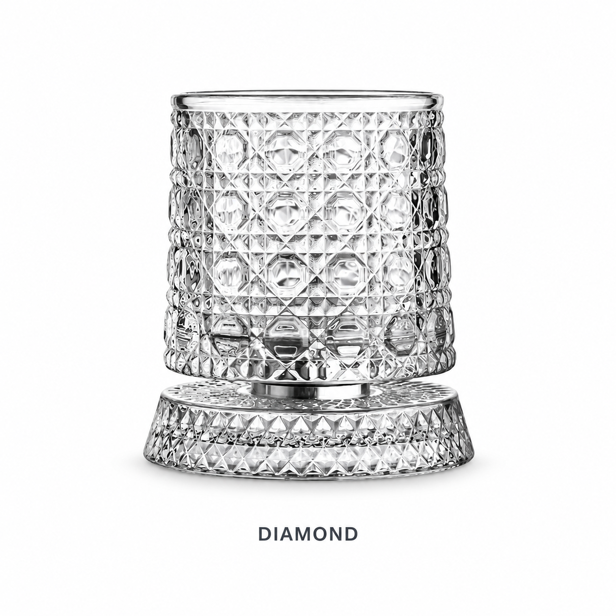 Spinning Crystal Glass
