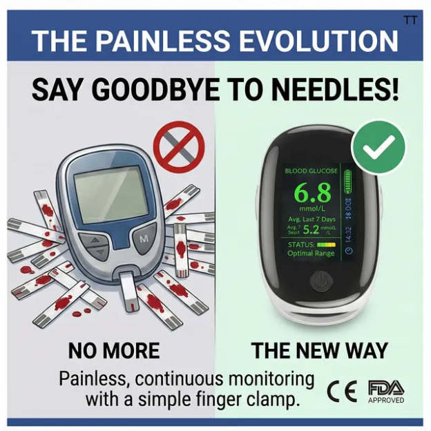 2026 Non-Invasive 5-Second Real-Time Metabolic Tracking Device – 99% Accuracy
