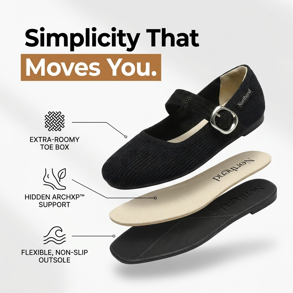 Northend Wide-Fit Ballet Flat product image 2