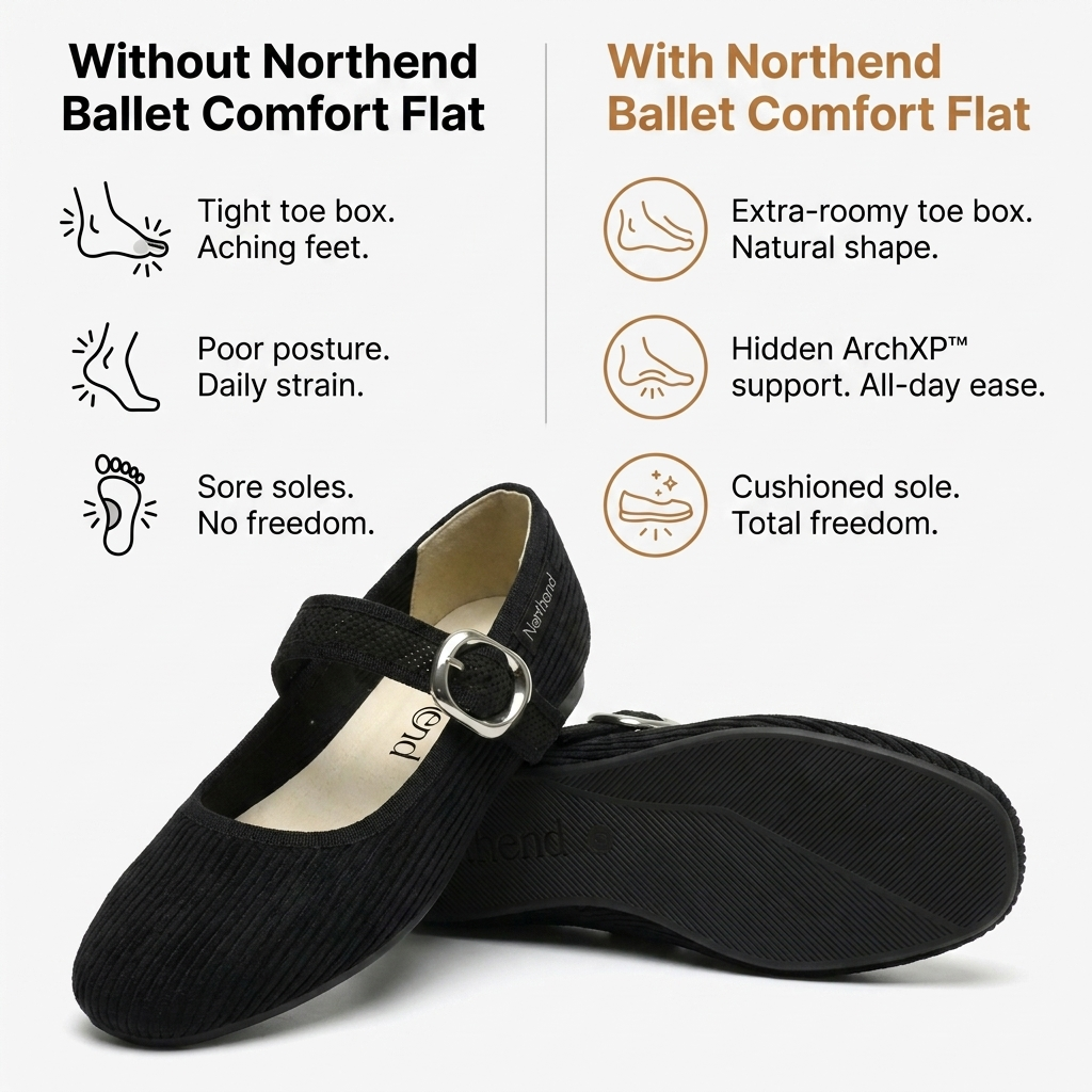 Northend Wide-Fit Ballet Flat product image 3