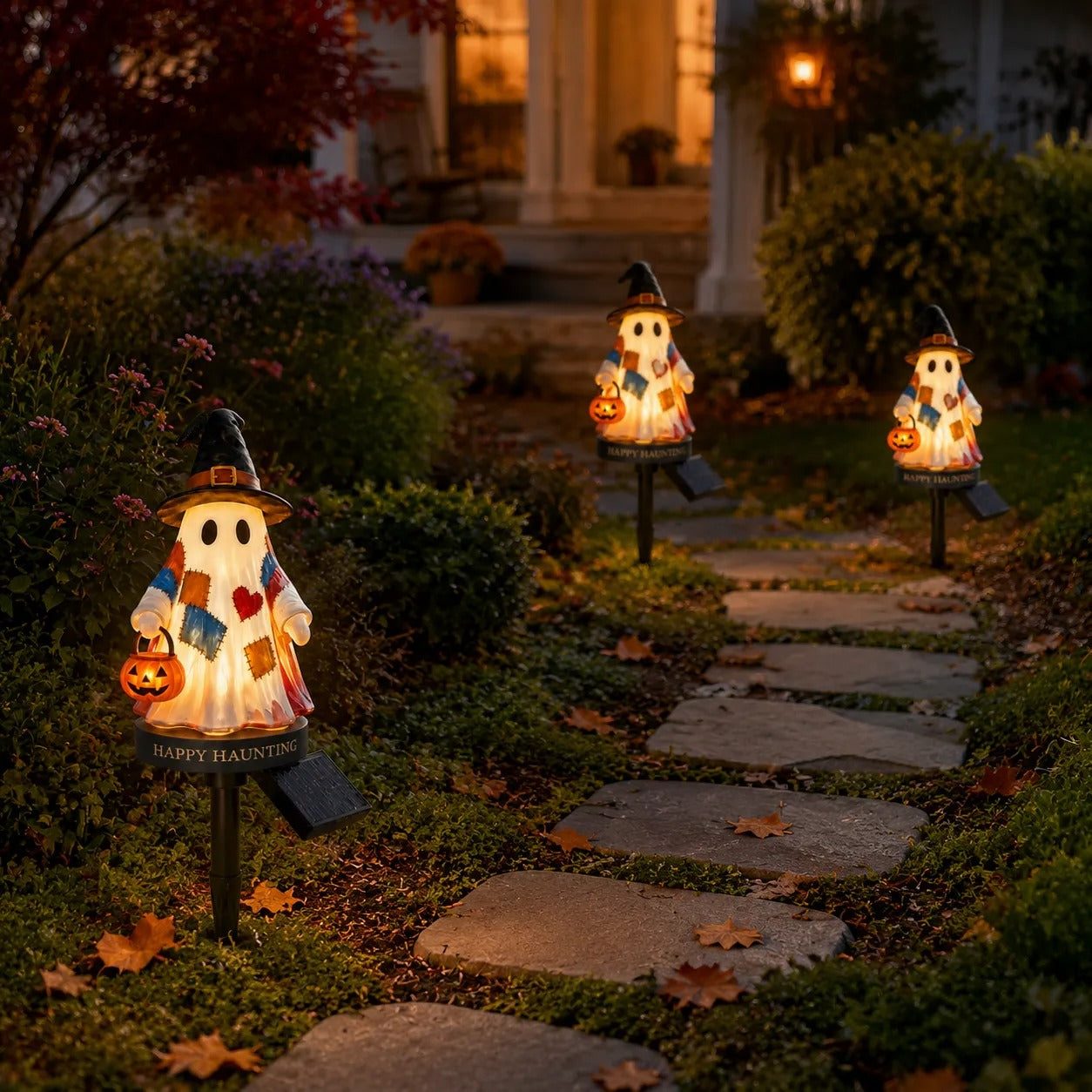 👻 Solar Halloween Ghost Garden Stake.Seasonal discount only, limited time