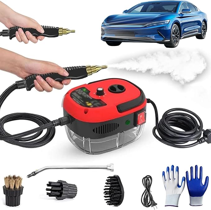 2500W High Temperature Pressure Steam Cleaner for Home Kitchen Portable Handheld Cleaning Machine for Car Auto