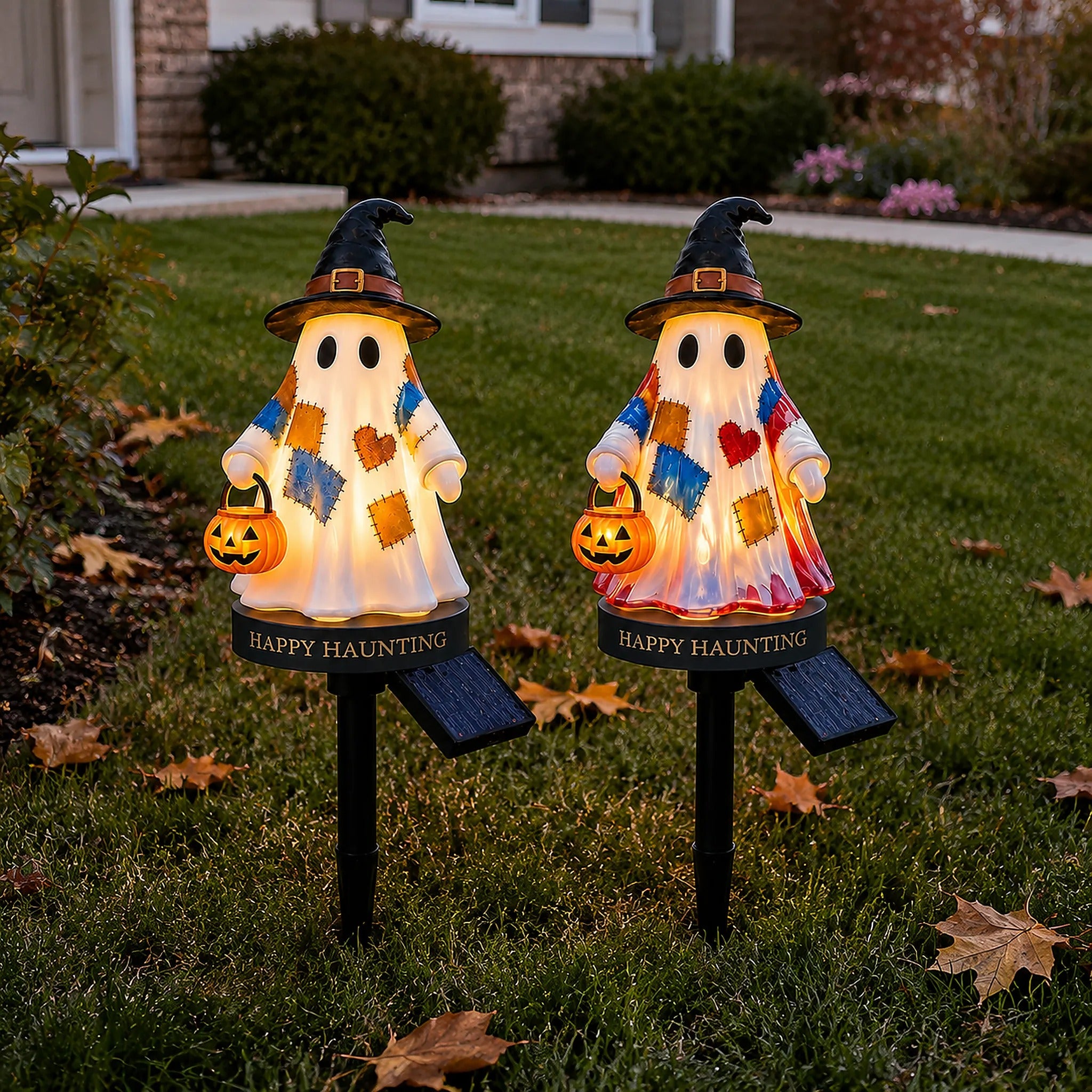 👻 Solar Halloween Ghost Garden Stake.Seasonal discount only, limited time
