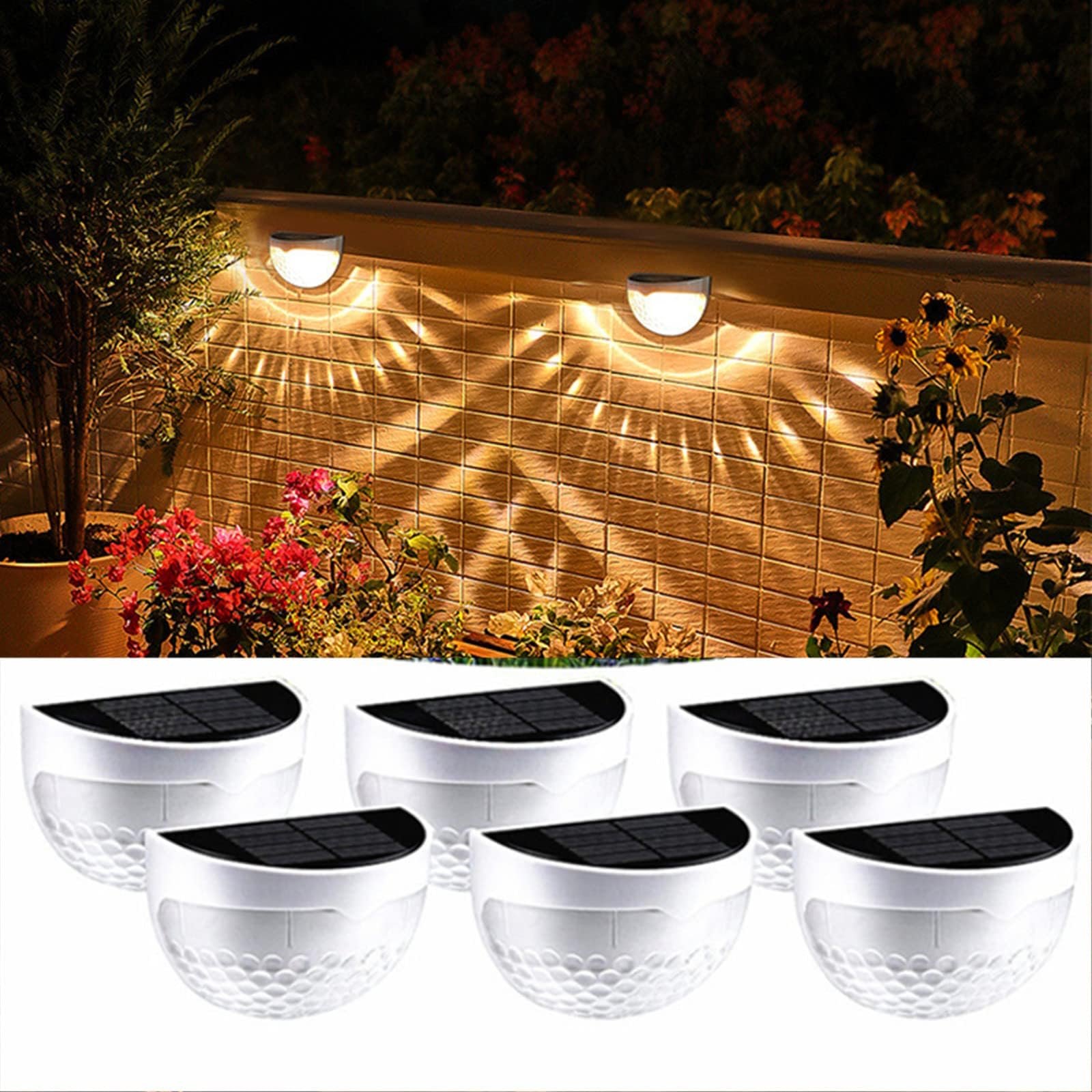 Outdoor Solar Fence Light