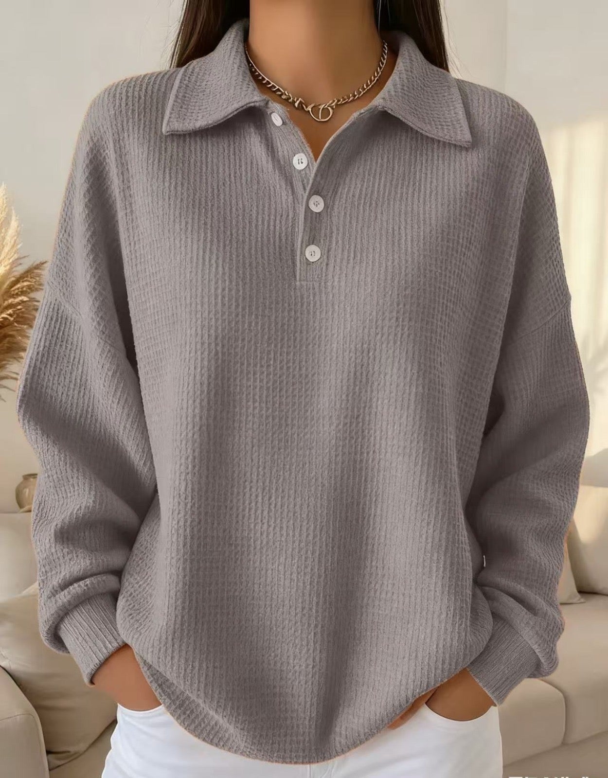 Availen Elegant Sweater - Gray