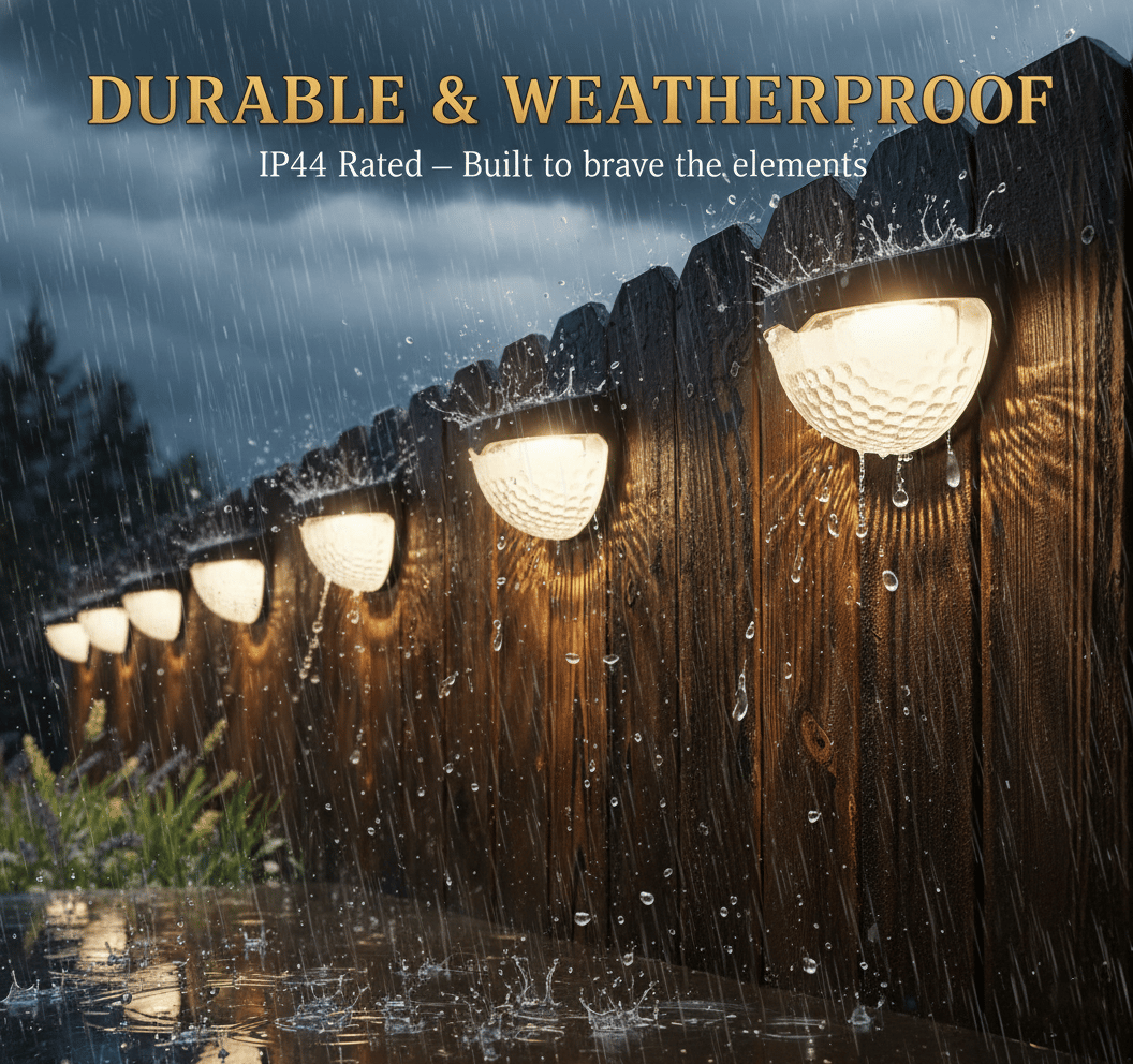 Outdoor Solar Fence Light