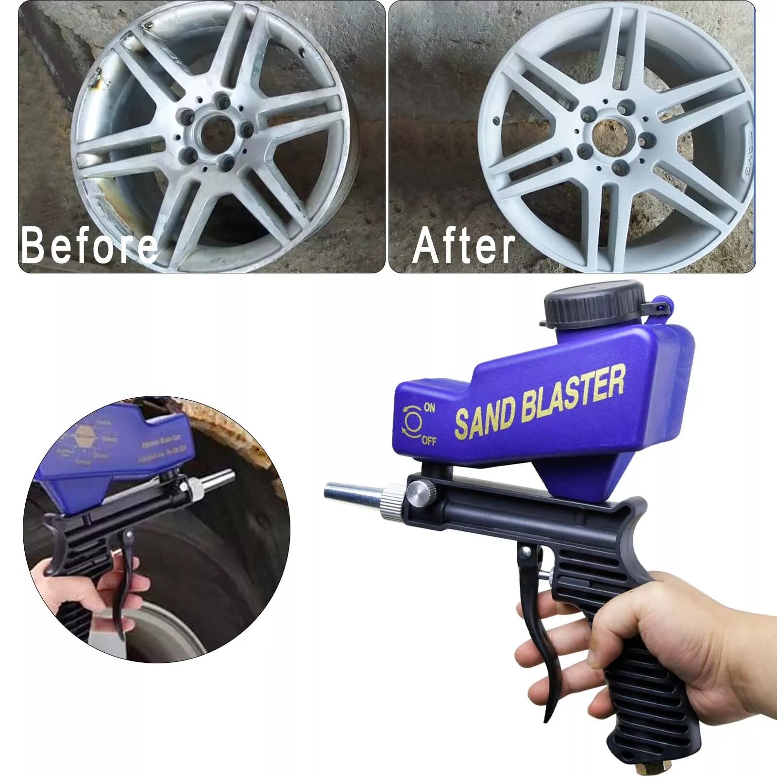 Rust Blasting Device Adjustable Blasting Machine