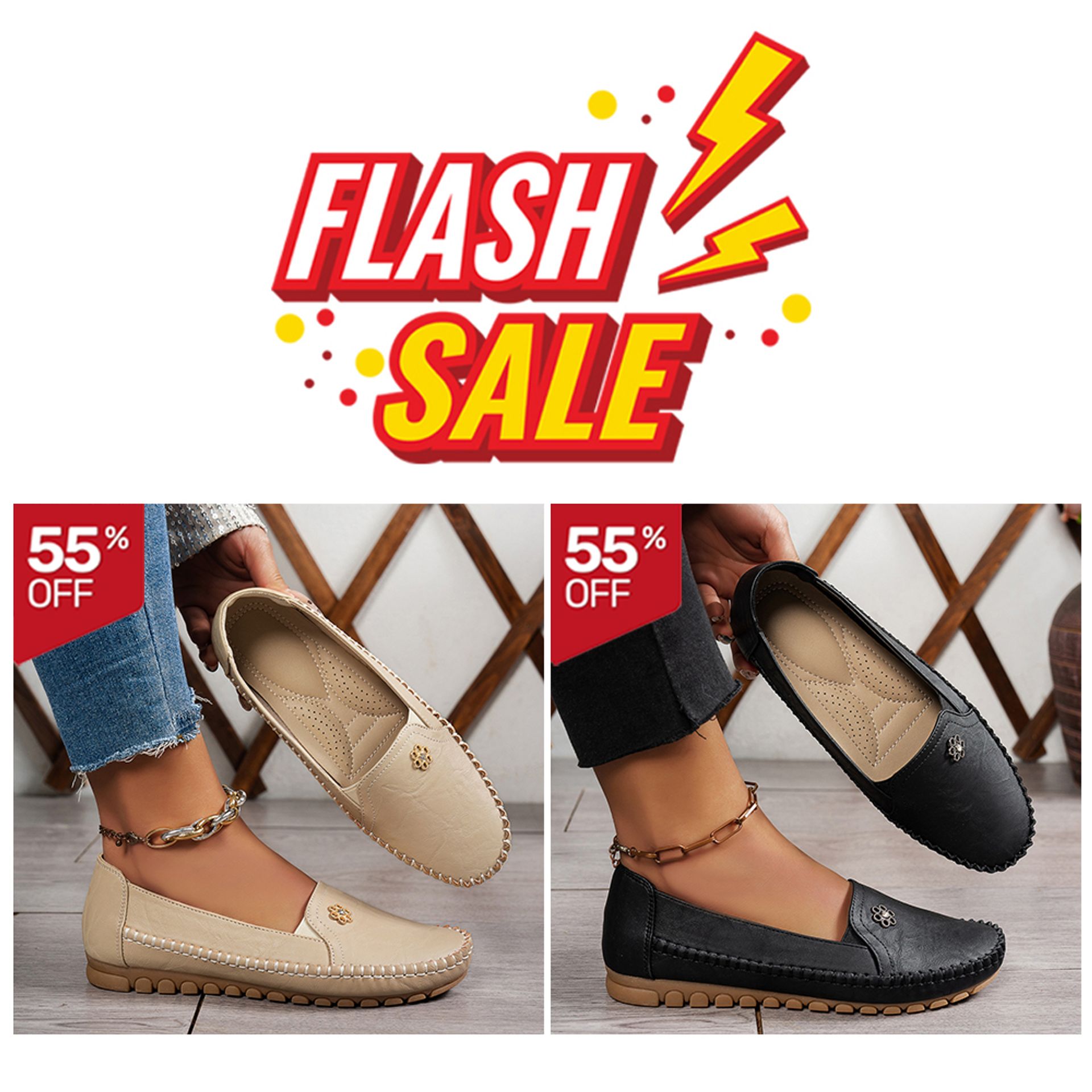 Women's Lightweight Comfort Leather Walking Shoes – Breathable & Anti-Slip - image 21