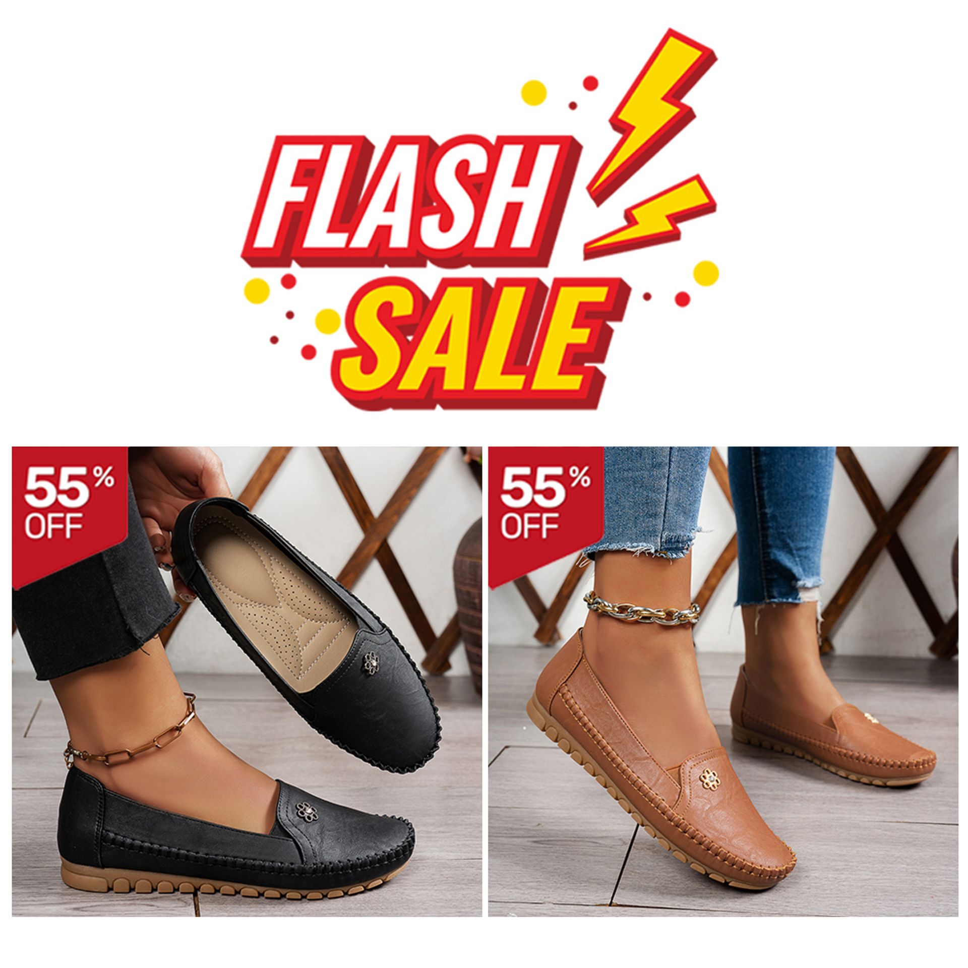 Women's Lightweight Comfort Leather Walking Shoes – Breathable & Anti-Slip - image 22