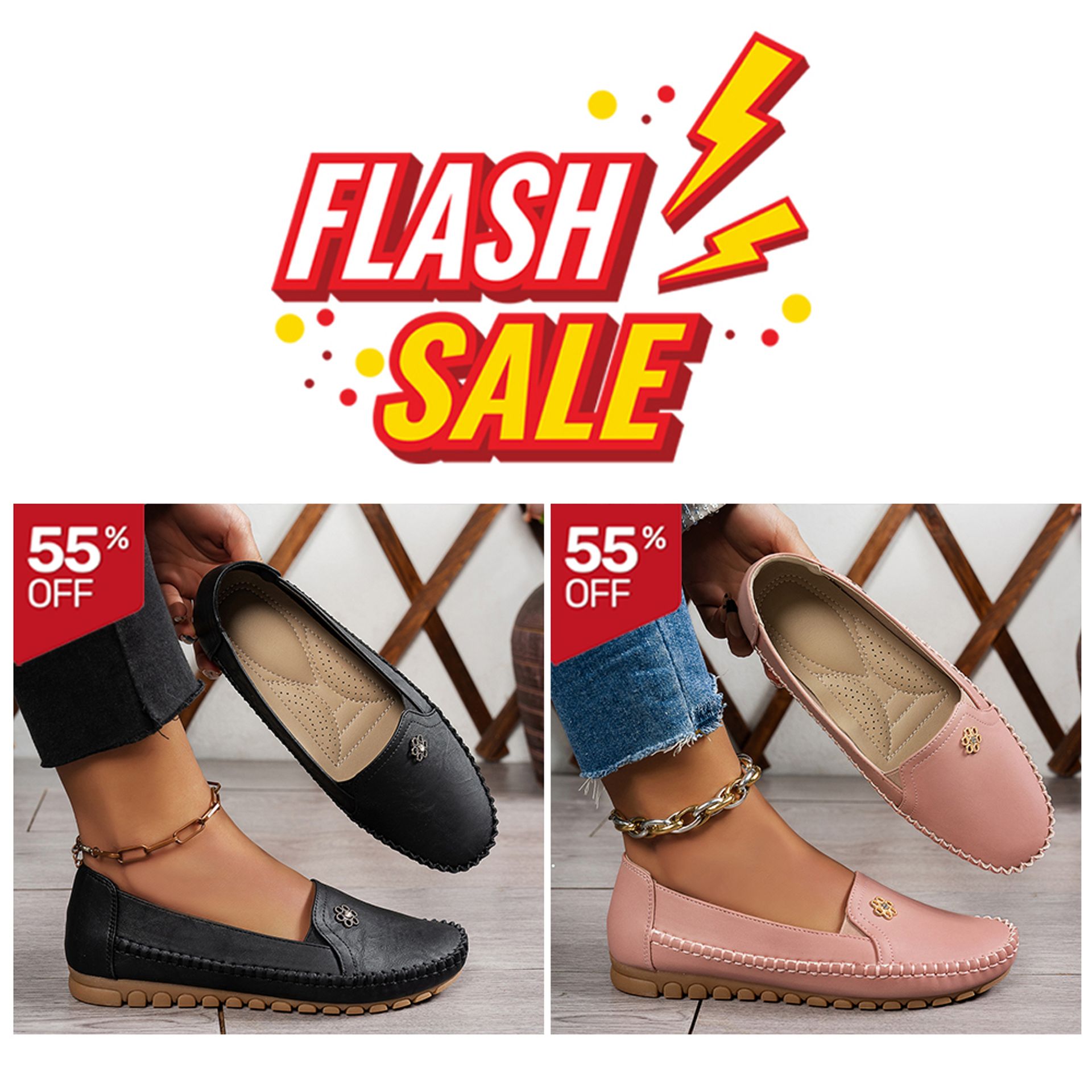 Women's Lightweight Comfort Leather Walking Shoes – Breathable & Anti-Slip - image 23
