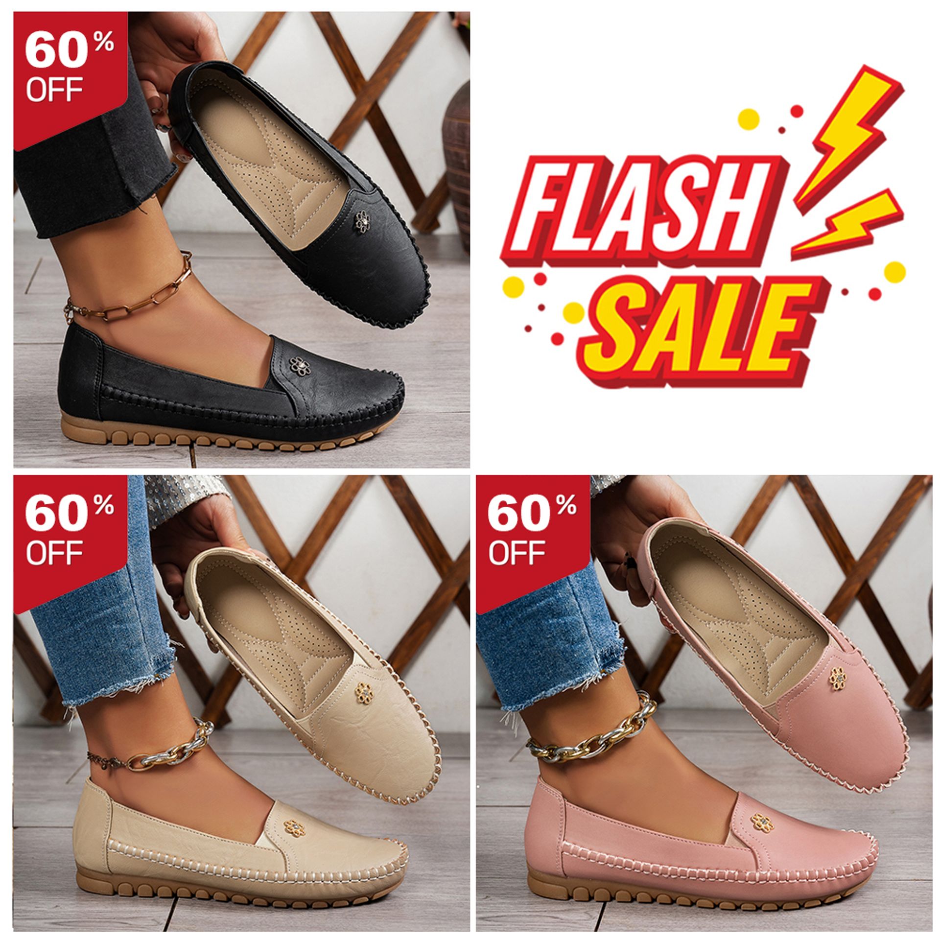 Women's Lightweight Comfort Leather Walking Shoes – Breathable & Anti-Slip - image 24