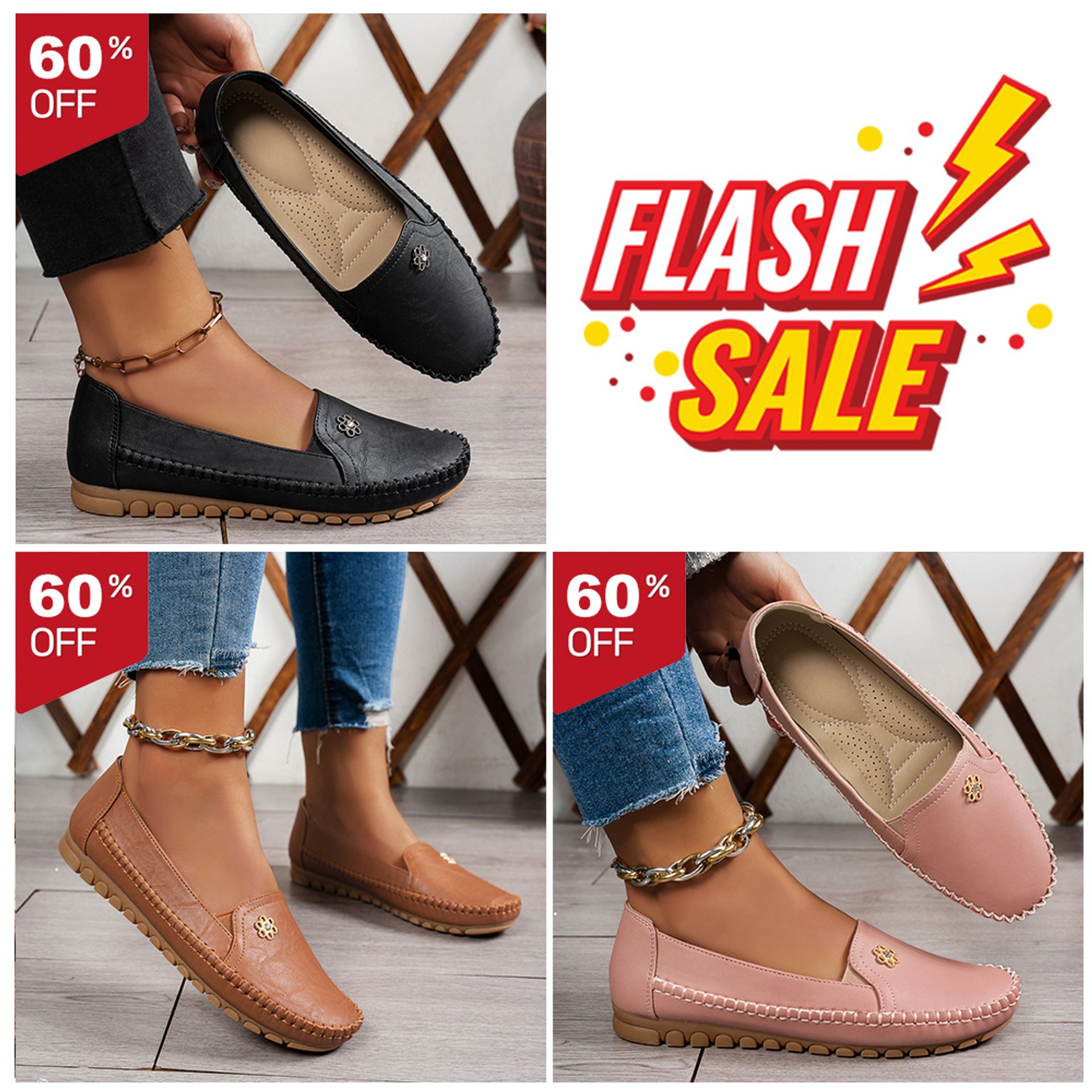 Women's Lightweight Comfort Leather Walking Shoes – Breathable & Anti-Slip - image 25