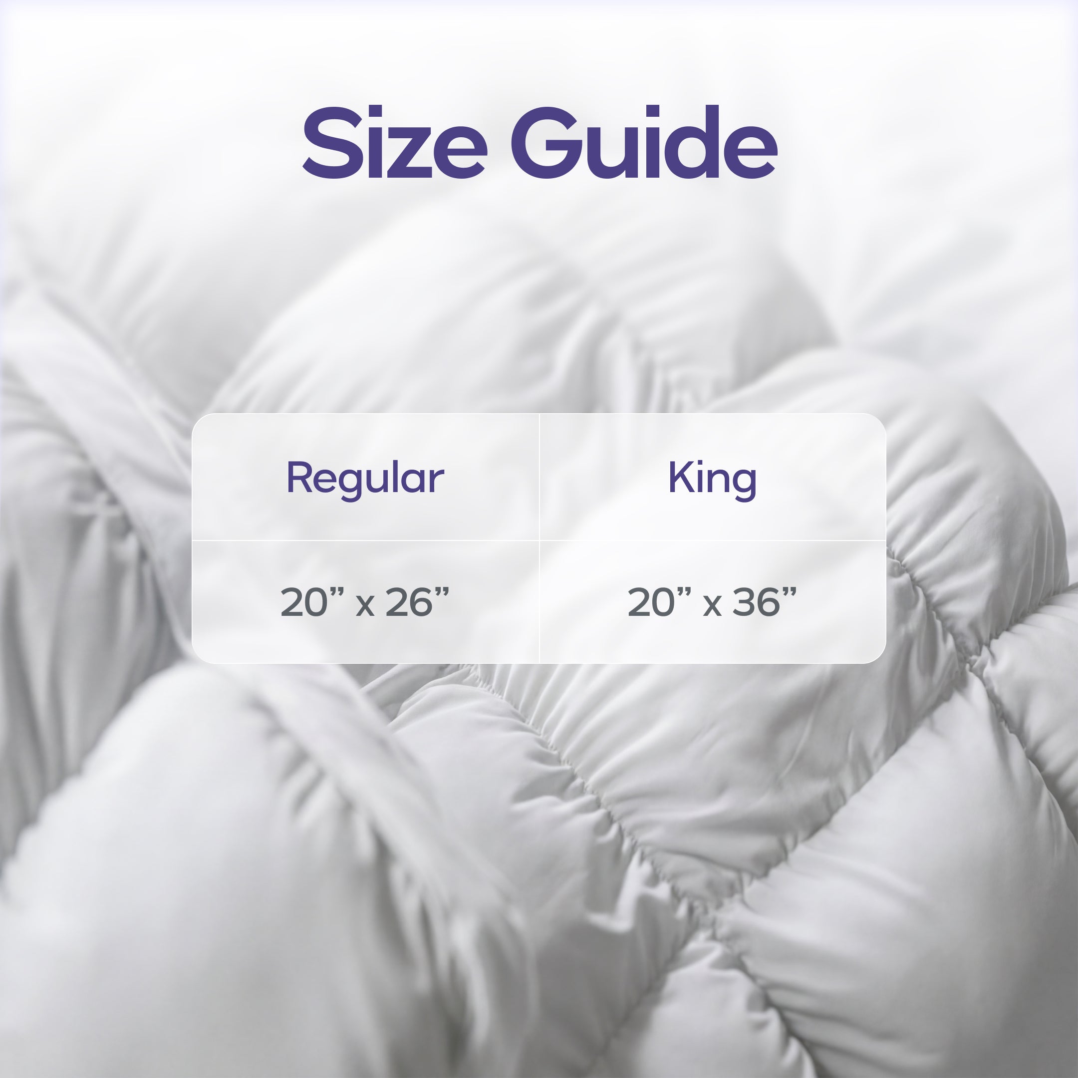 Puff Pillow.Quilted puff-grid design, cooling to the touch, and a cloud-like fill that never goes flat. 