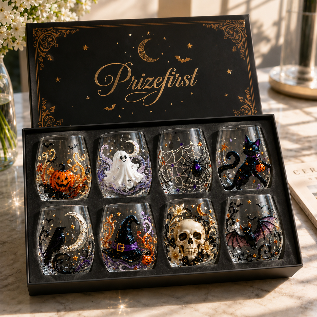 3D Halloween Glassware Collection | Spooky Designs, Festive Sips & Cozy Fall Moments