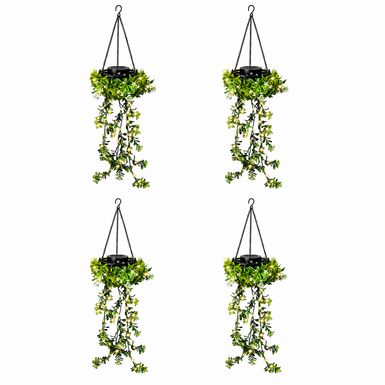 🔥 Solar-Powered Hanging Lamp made of Milangras 🌿 Create Your Own Cozy Garden 💡