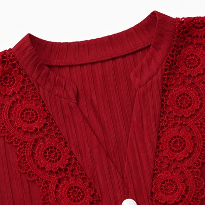  Lace-Sleeve Top That Moves With You