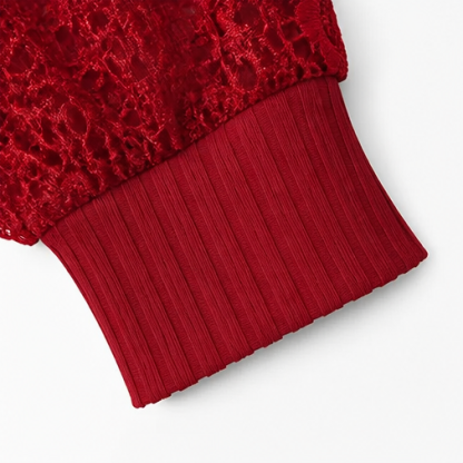  Lace-Sleeve Top That Moves With You