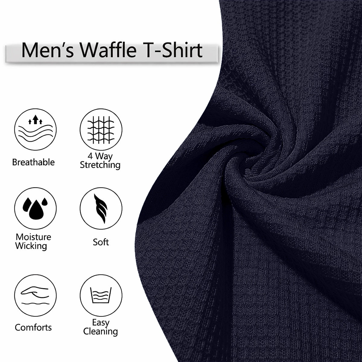 Men's Short Sleeve Waffle T-Shirt