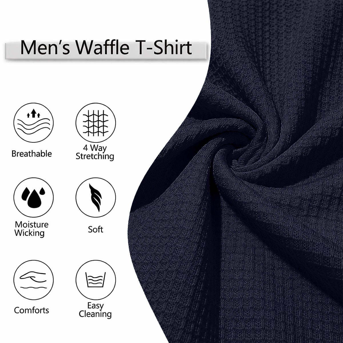 Men's Short Sleeve Waffle T-Shirt