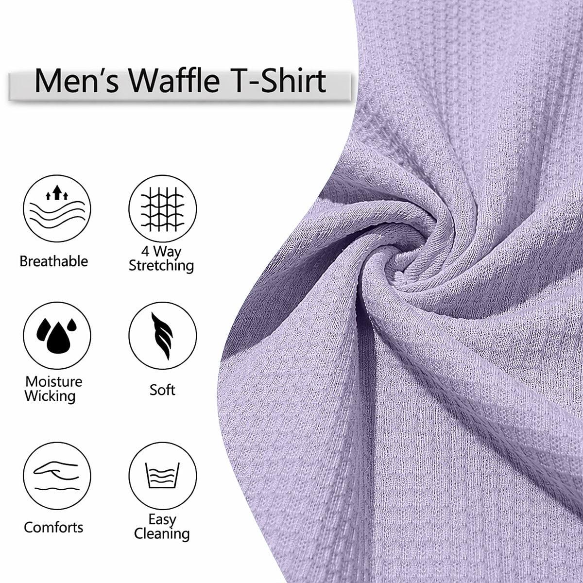 Men's Short Sleeve Waffle T-Shirt