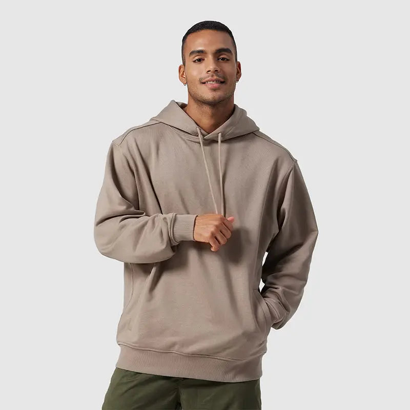 "Fresh Raindrops Distantly Flowing" Hooded Sweatshirt
