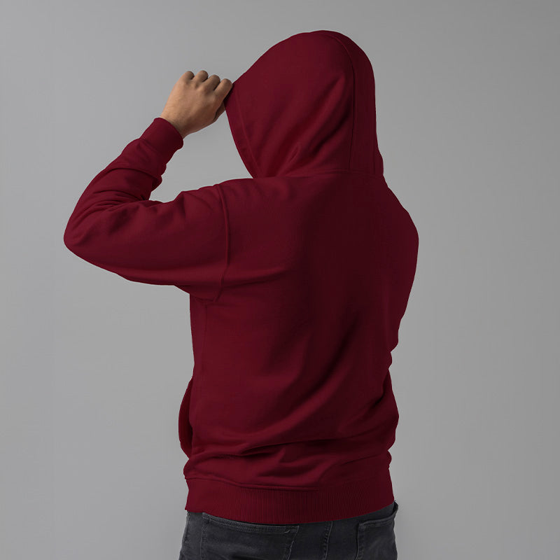 "Fresh Raindrops Distantly Flowing" Hooded Sweatshirt