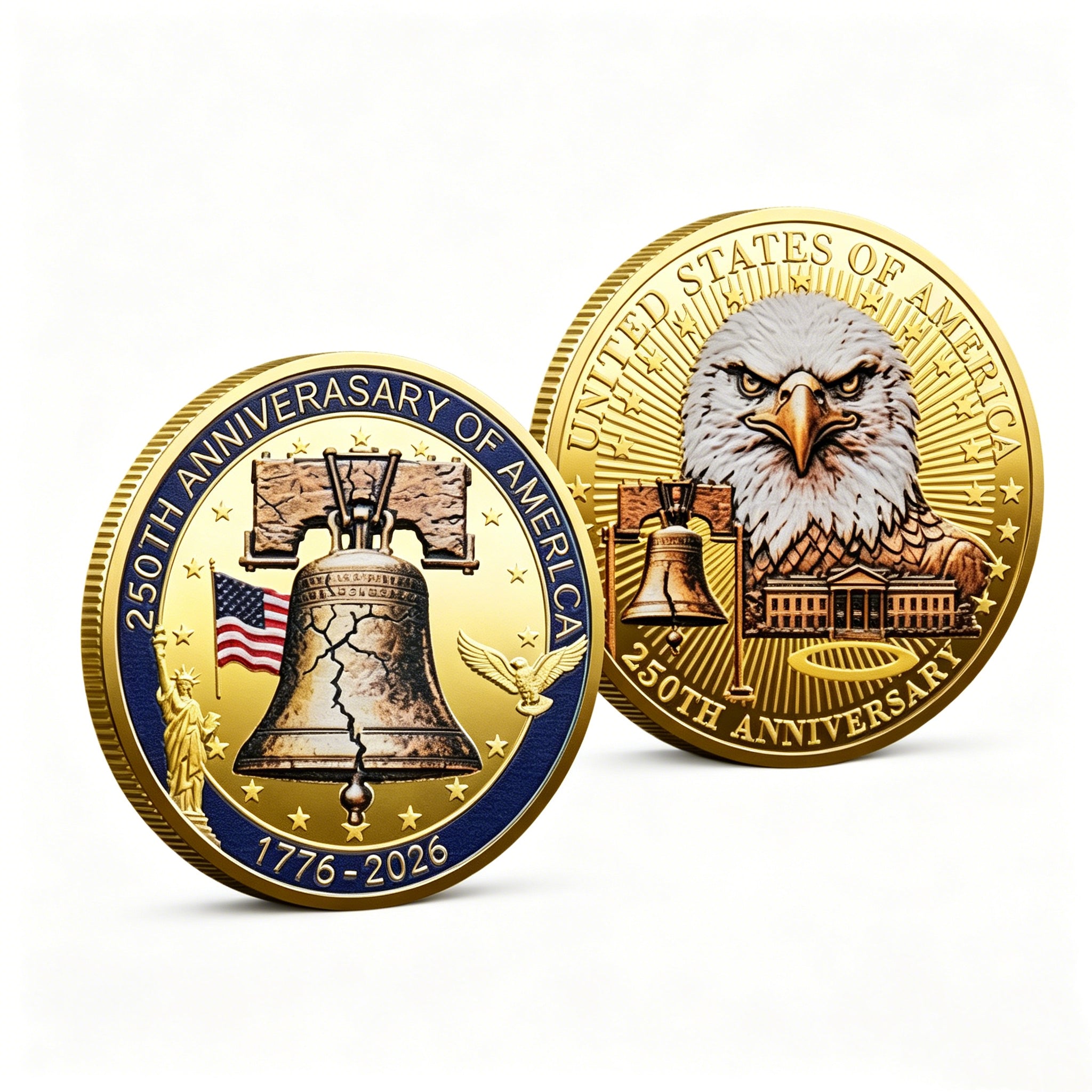 🔥LAST DAY 50% OFF✨9PCS USA 250th Anniversary Commemorative Coin Gift Set