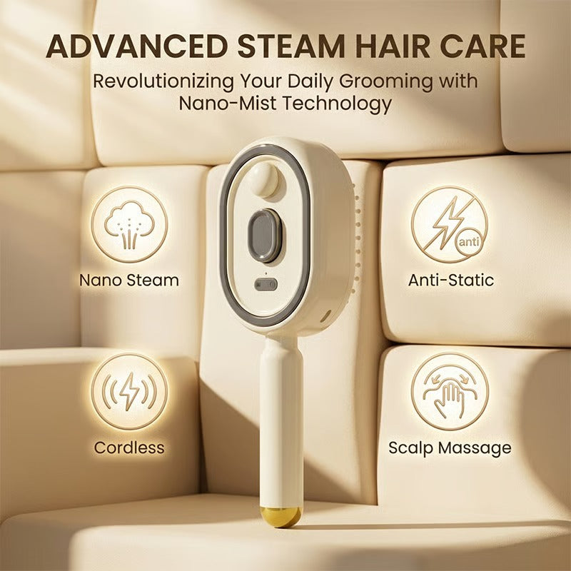 Electric Massage Comb with Air Spray