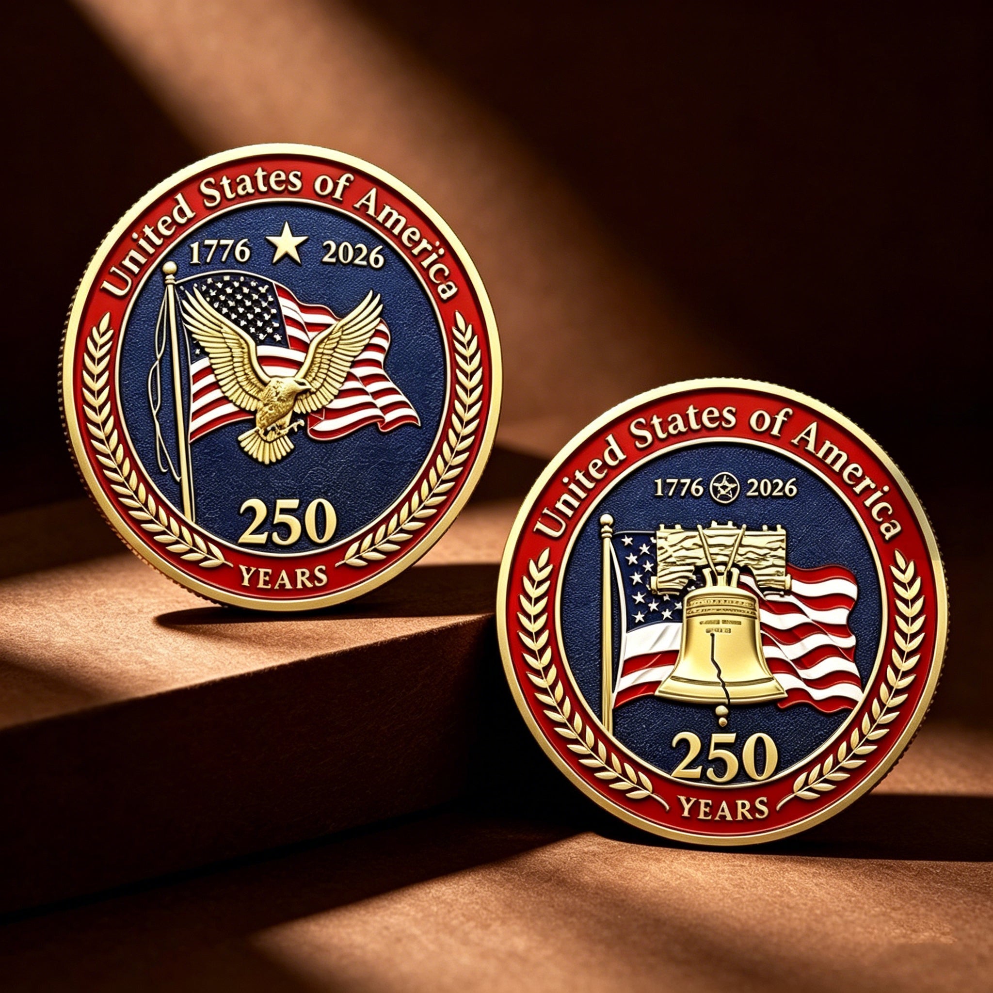 🔥LAST DAY 50% OFF✨9PCS USA 250th Anniversary Commemorative Coin Gift Set