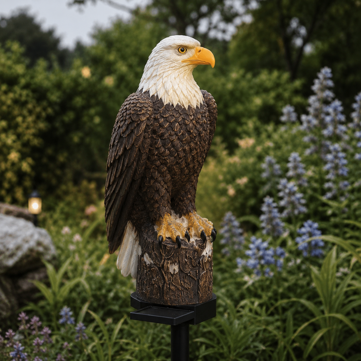 🔥 American Eagle Solar Garden Light