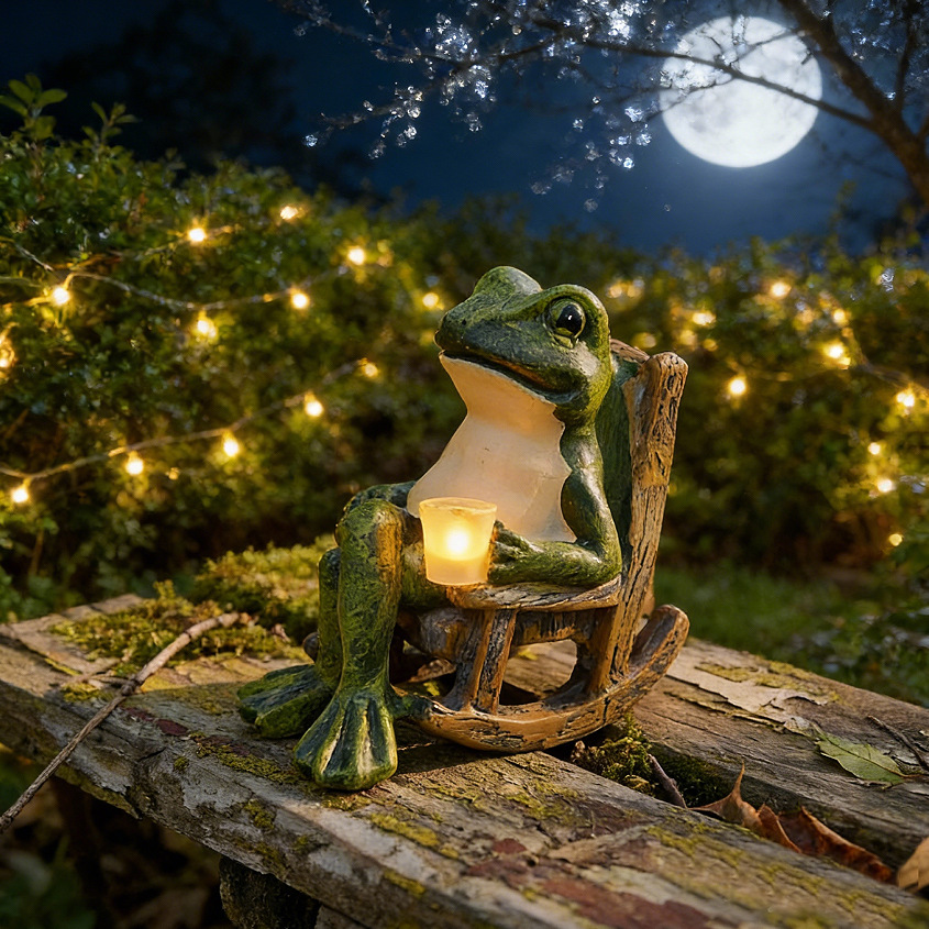 Glowing Garden Frog