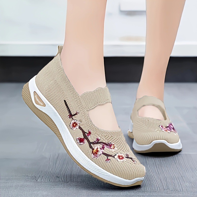 🔥Last day! 70% off!Floral Knit Comfort Walking Shoes