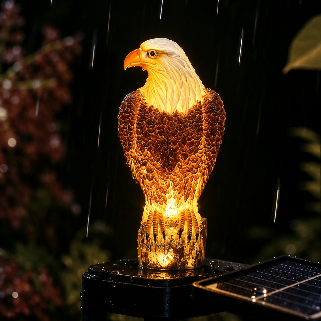 🔥 American Eagle Solar Garden Light