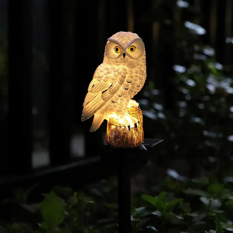 🔥Hot Sale🔥Waterproof Solar Owl Light – LED Pathway Light for Lawn