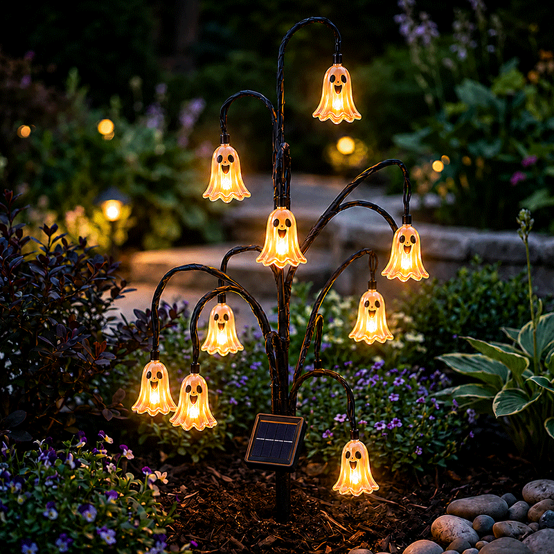 🔥50% Off Last Day -🎃 Halloween Solar Tree Stump Light
