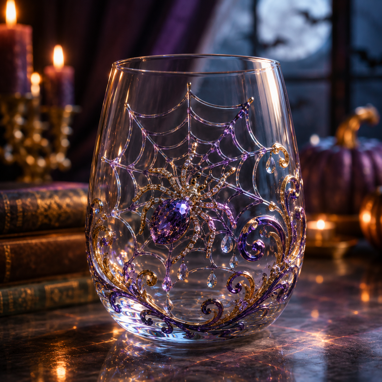 Enchanted 3D Decorative Stemless Glass Collection ✨