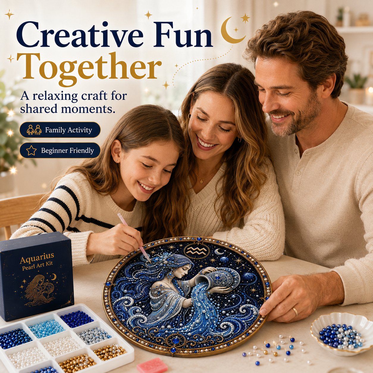 Zodiac Pearl Art Kit ✨ Create the Sign That Feels Like You