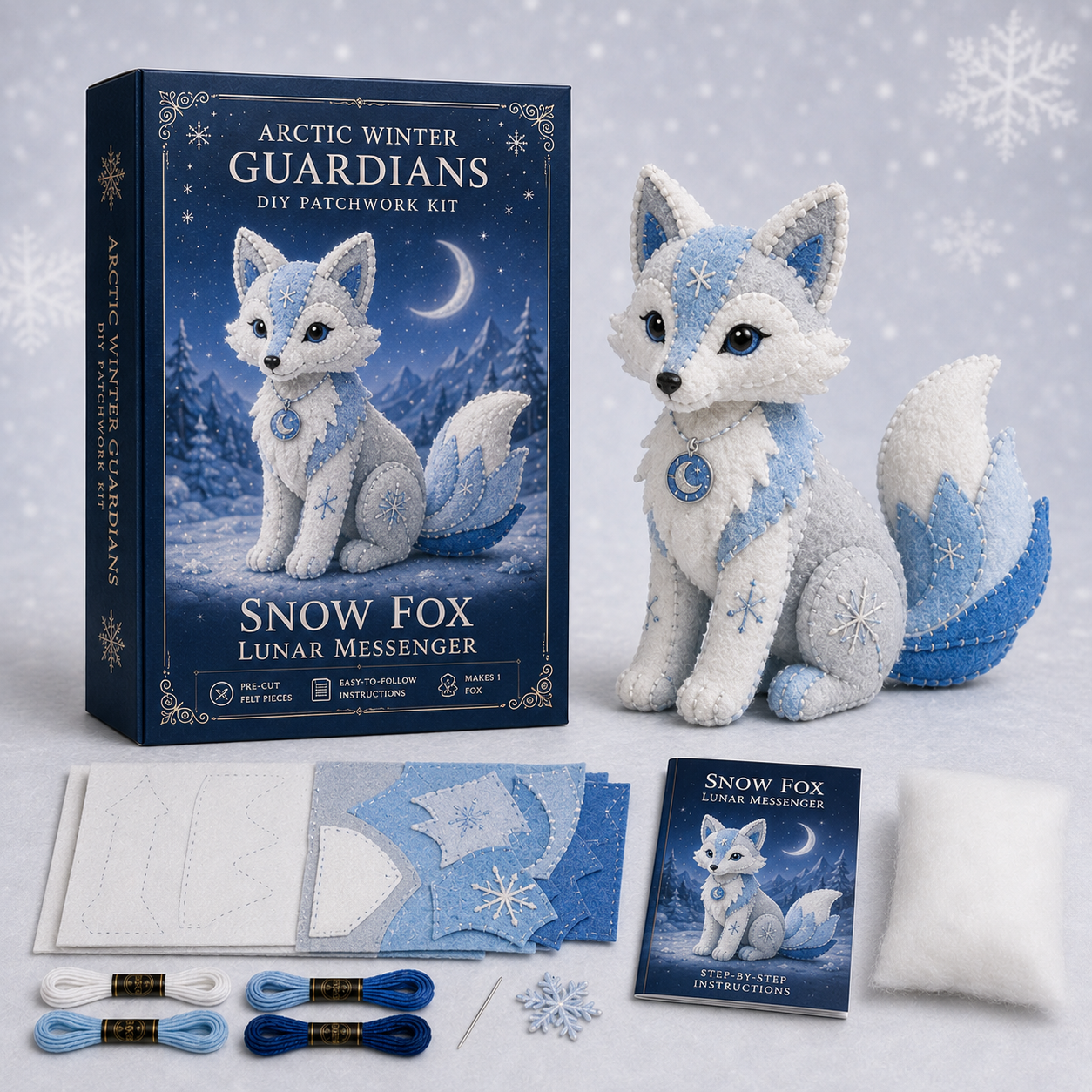 Arctic Winter Guardians DIY Patchwork Kit – Create Your Own Frosty Mythical Friend