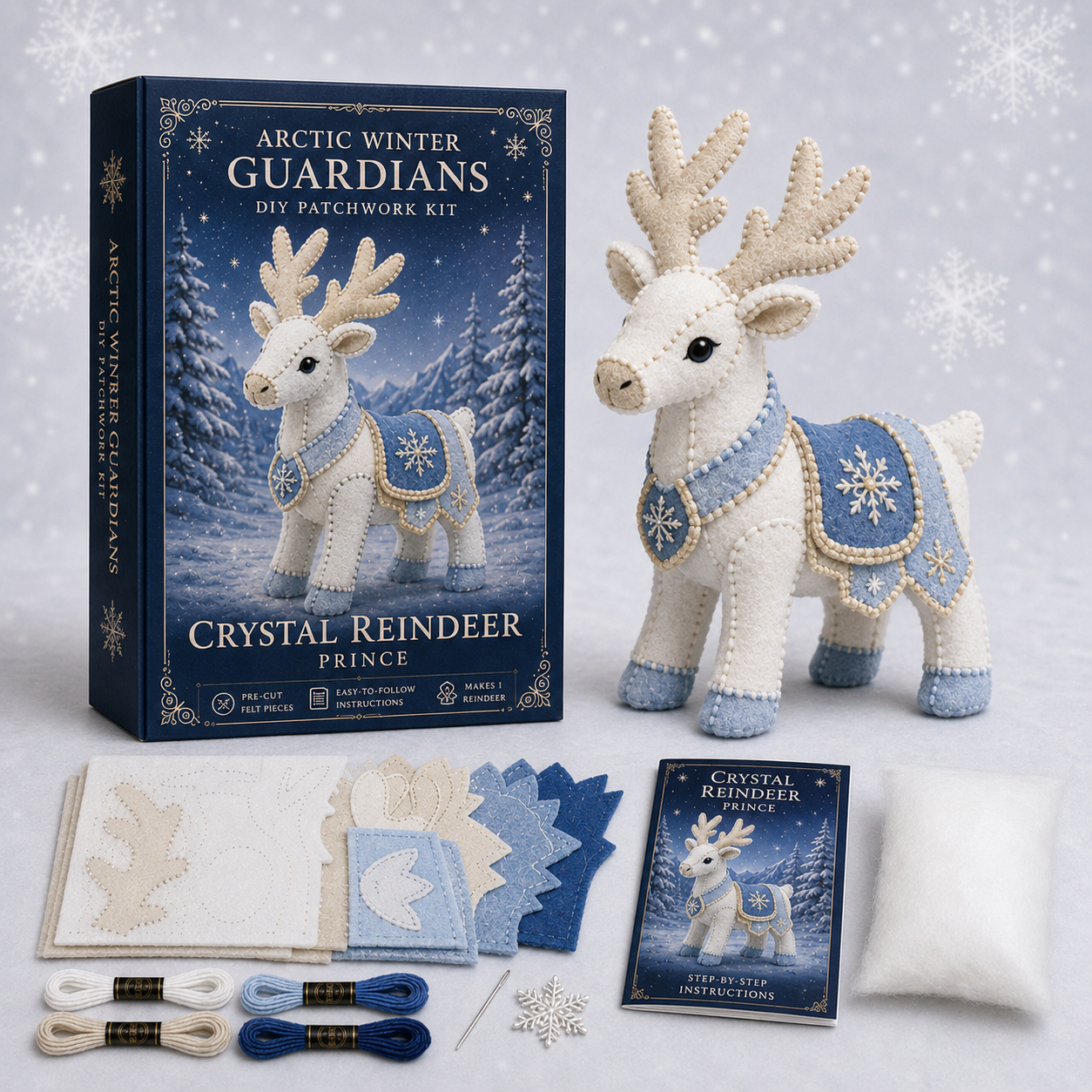 Arctic Winter Guardians DIY Patchwork Kit – Create Your Own Frosty Mythical Friend