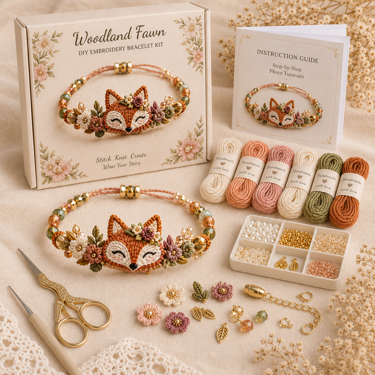  🔥Last Day- Buy 3 Get 1 Free🔥DIY Nature-Inspired Animal Bracelet Kit 