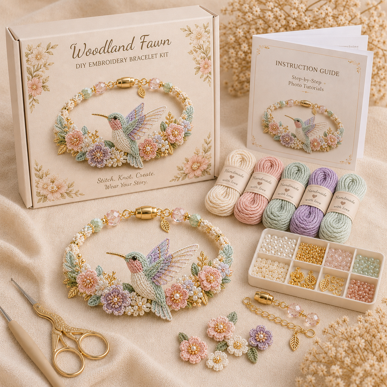  🔥Last Day- Buy 3 Get 1 Free🔥DIY Nature-Inspired Animal Bracelet Kit 