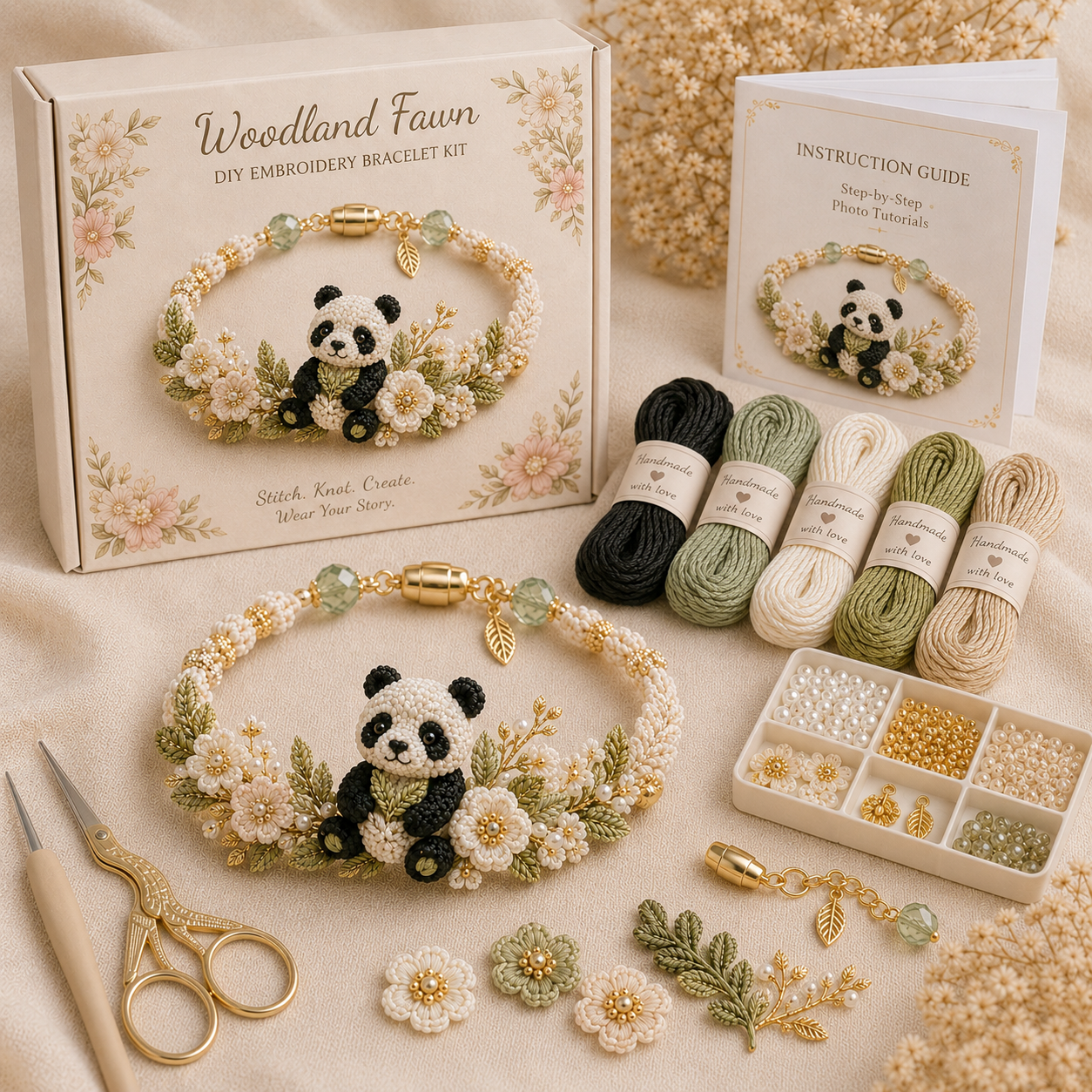  🔥Last Day- Buy 3 Get 1 Free🔥DIY Nature-Inspired Animal Bracelet Kit 