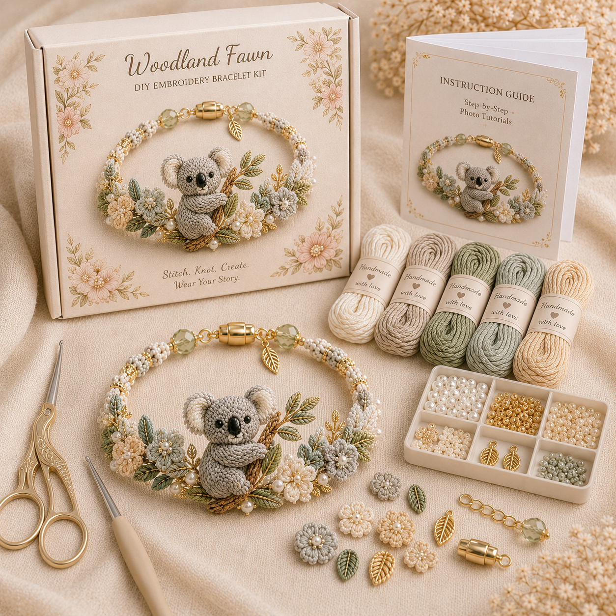  🔥Last Day- Buy 3 Get 1 Free🔥DIY Nature-Inspired Animal Bracelet Kit 