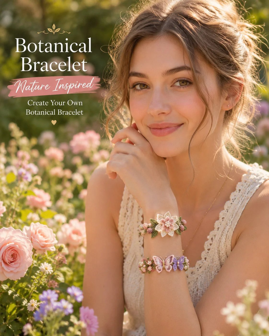 🔥Last Day- Buy 3 Get 1 Free🔥DIY Nature-Inspired Crochet Bracelet Kit