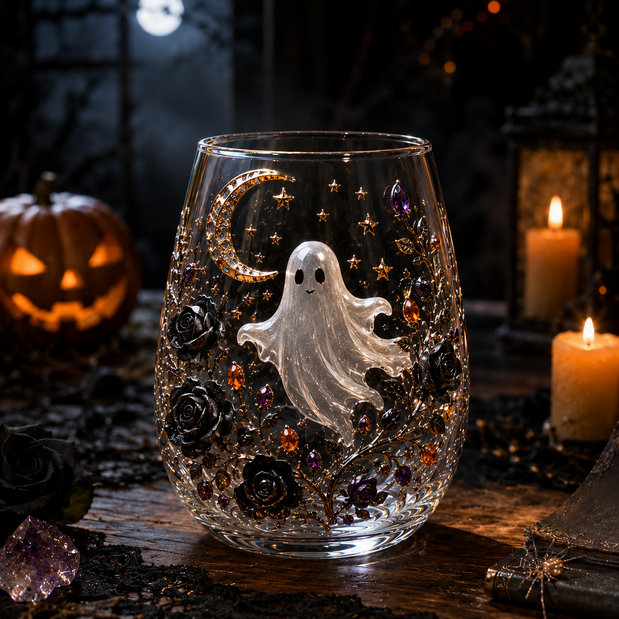 Enchanted 3D Decorative Stemless Glass Collection ✨